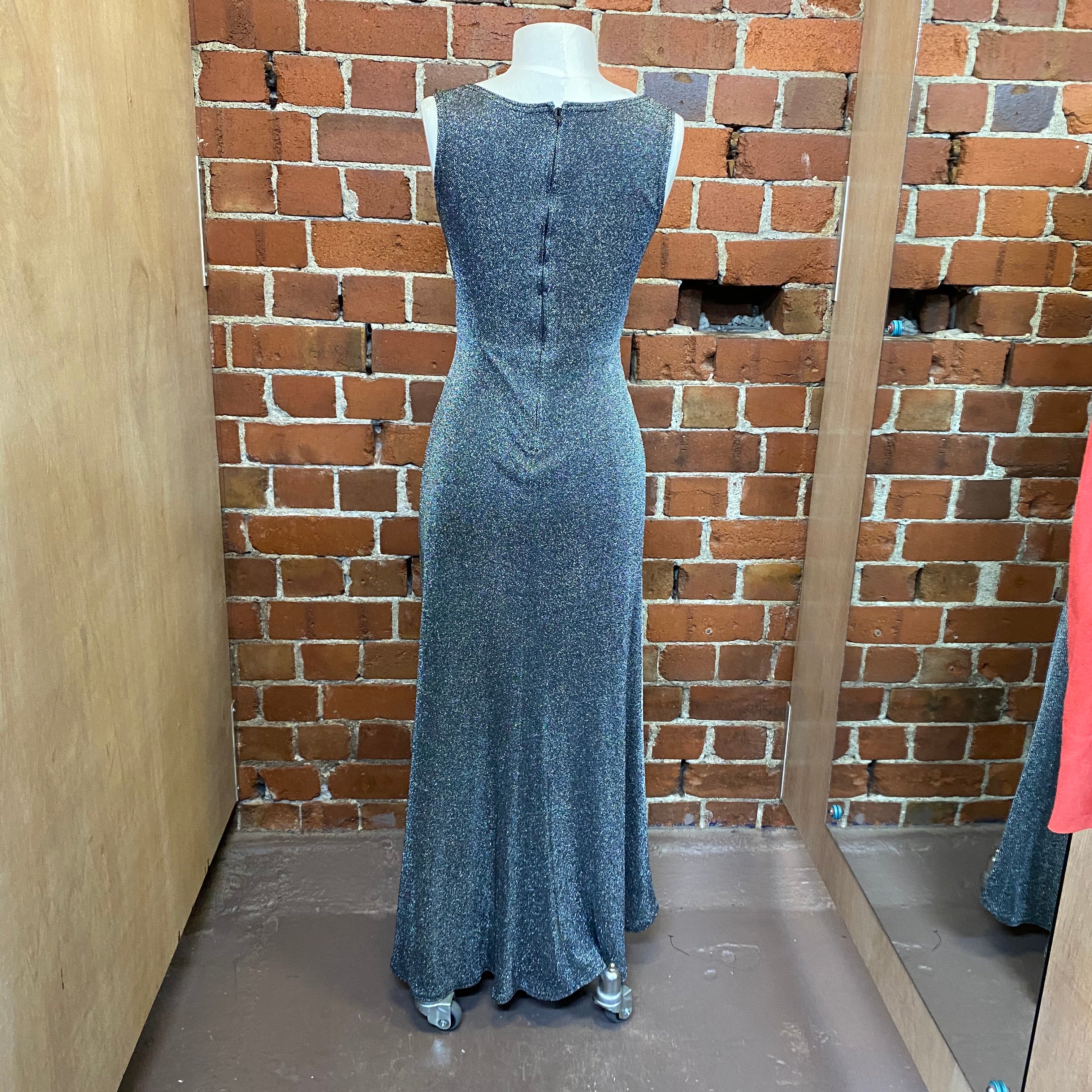 TADASHI 1990s sparkle gown