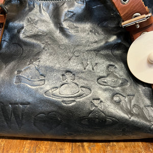 VIVIENNE WESTWOOD leather pirate handbag