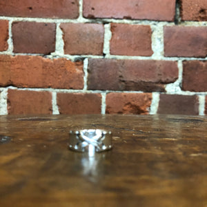 Sterling silver bondage ring