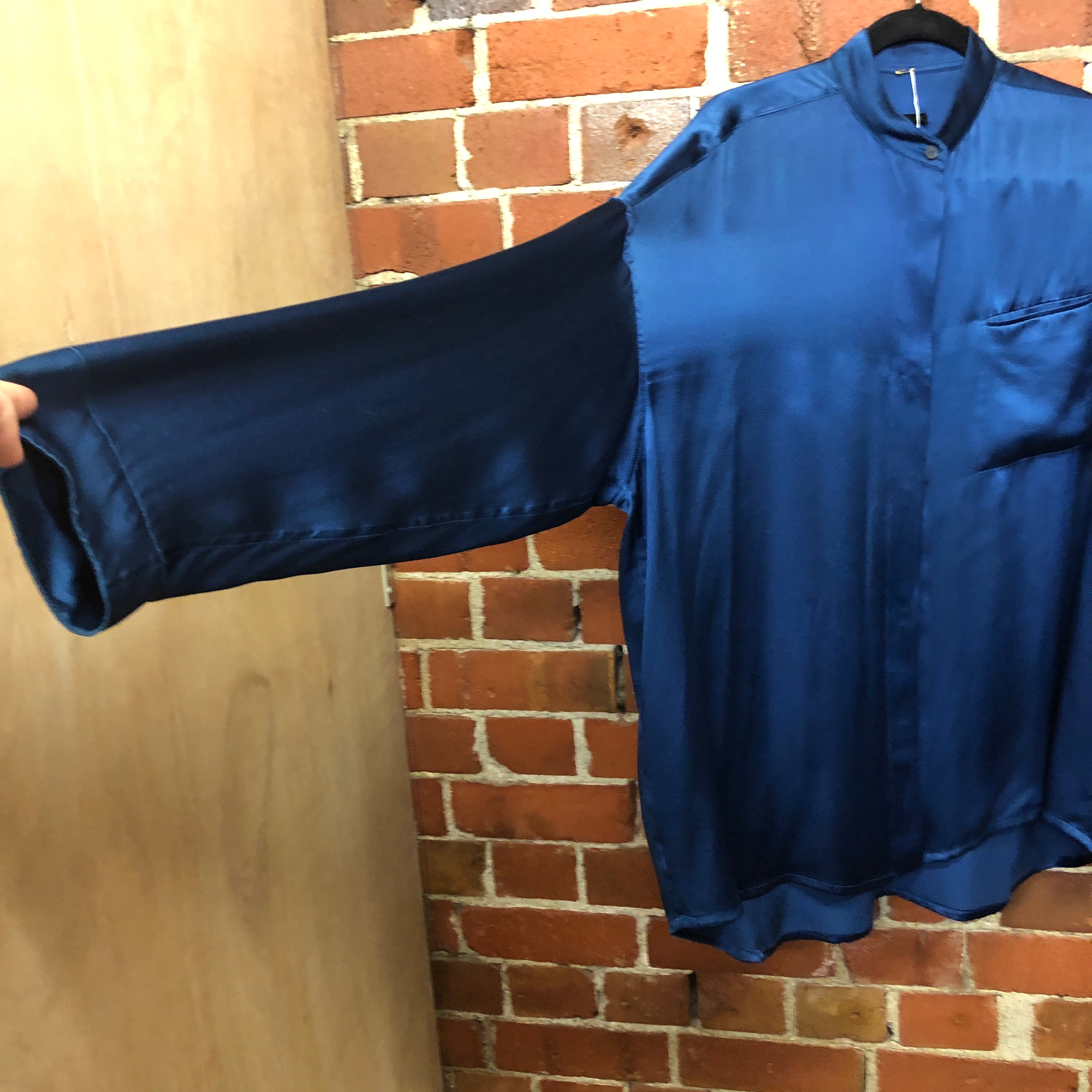 HAIDER ACKERMANN silk satin shirt