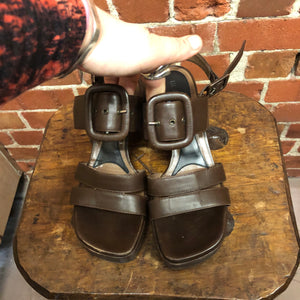 MARNI leather sandals 38