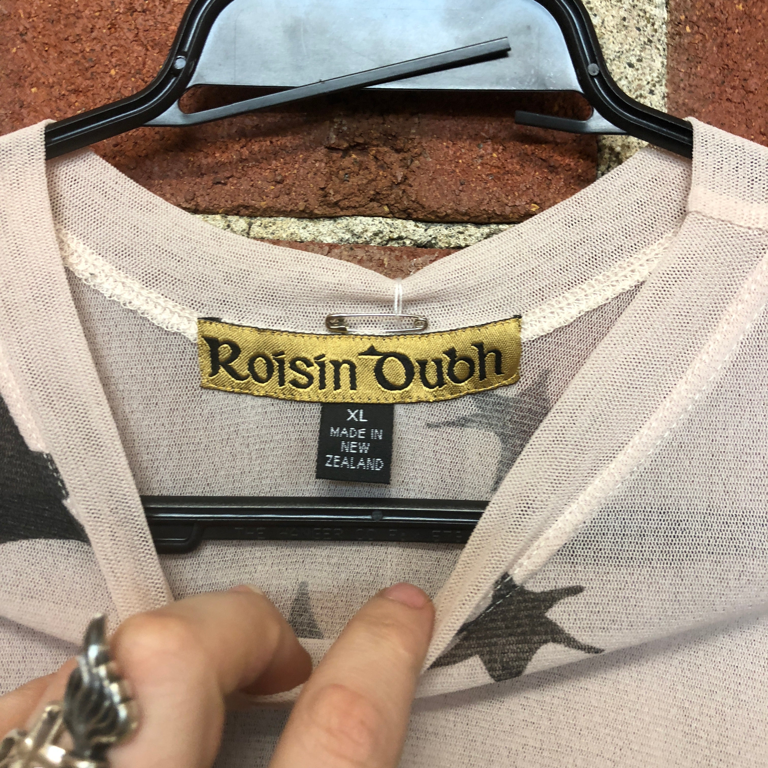 ROSIN DUBH NZ designer mesh top
