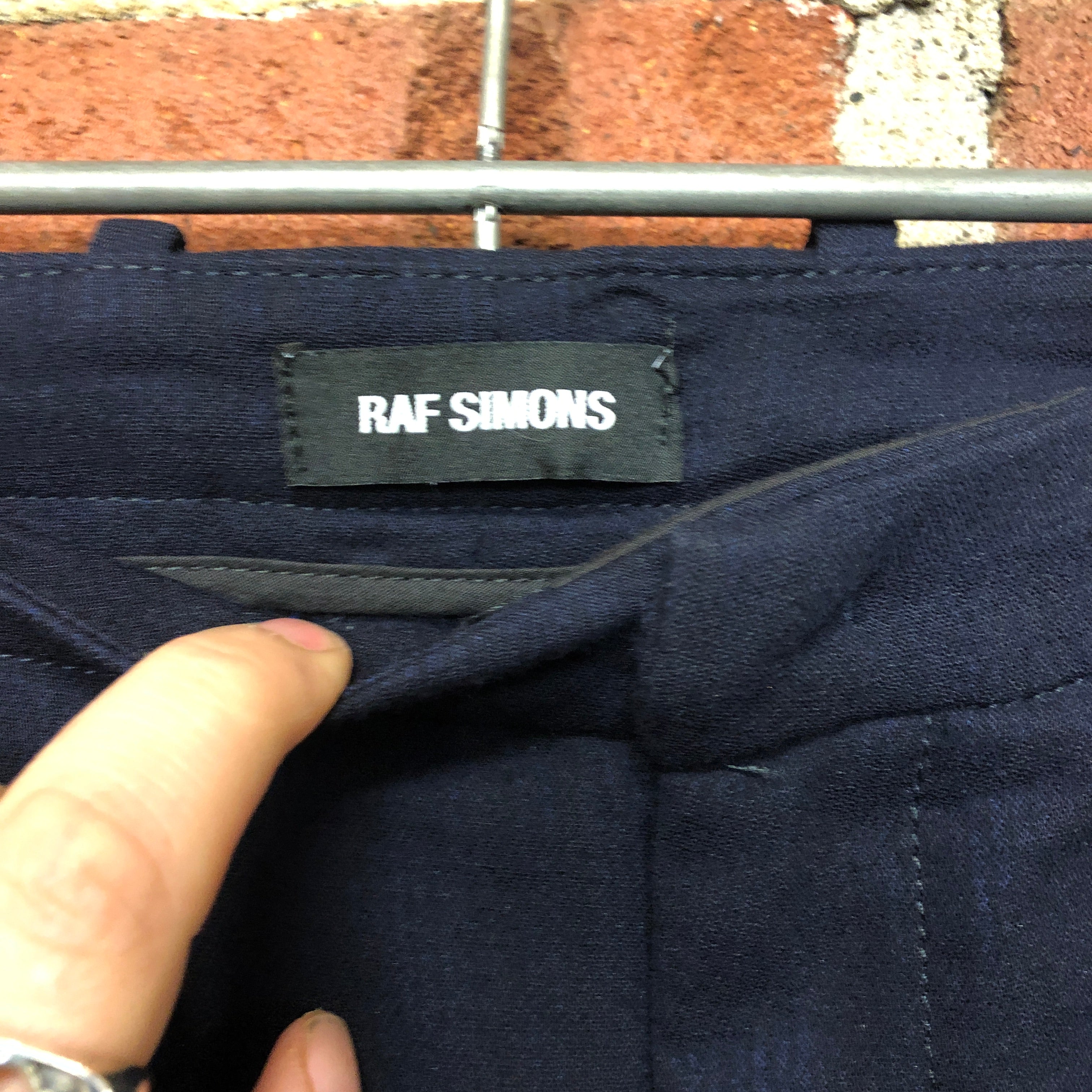 RAF SIMMONS wool trousers