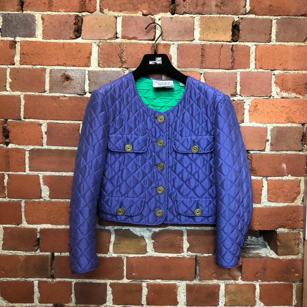 MOSCHINO 1980s quilted jacket