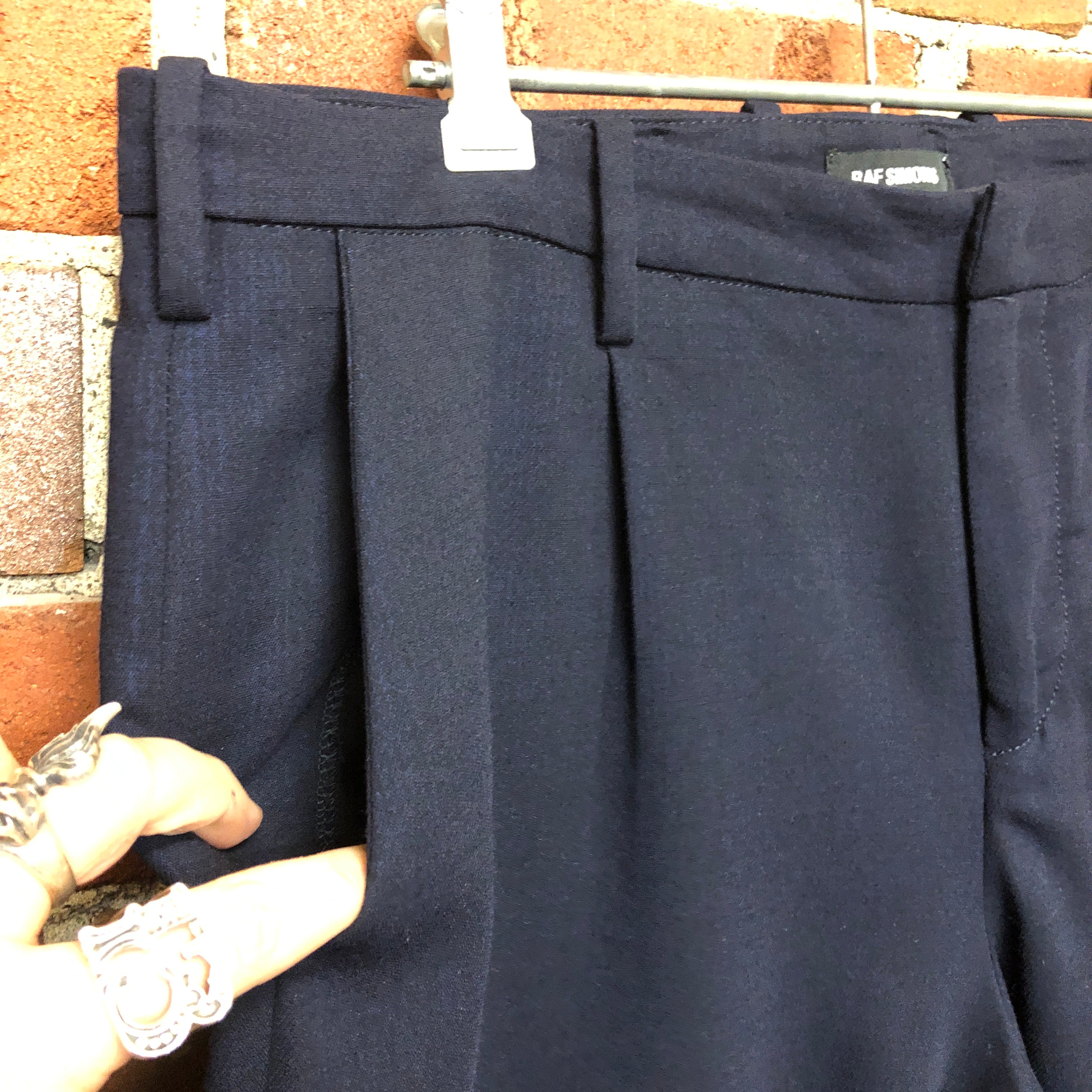 RAF SIMMONS wool trousers