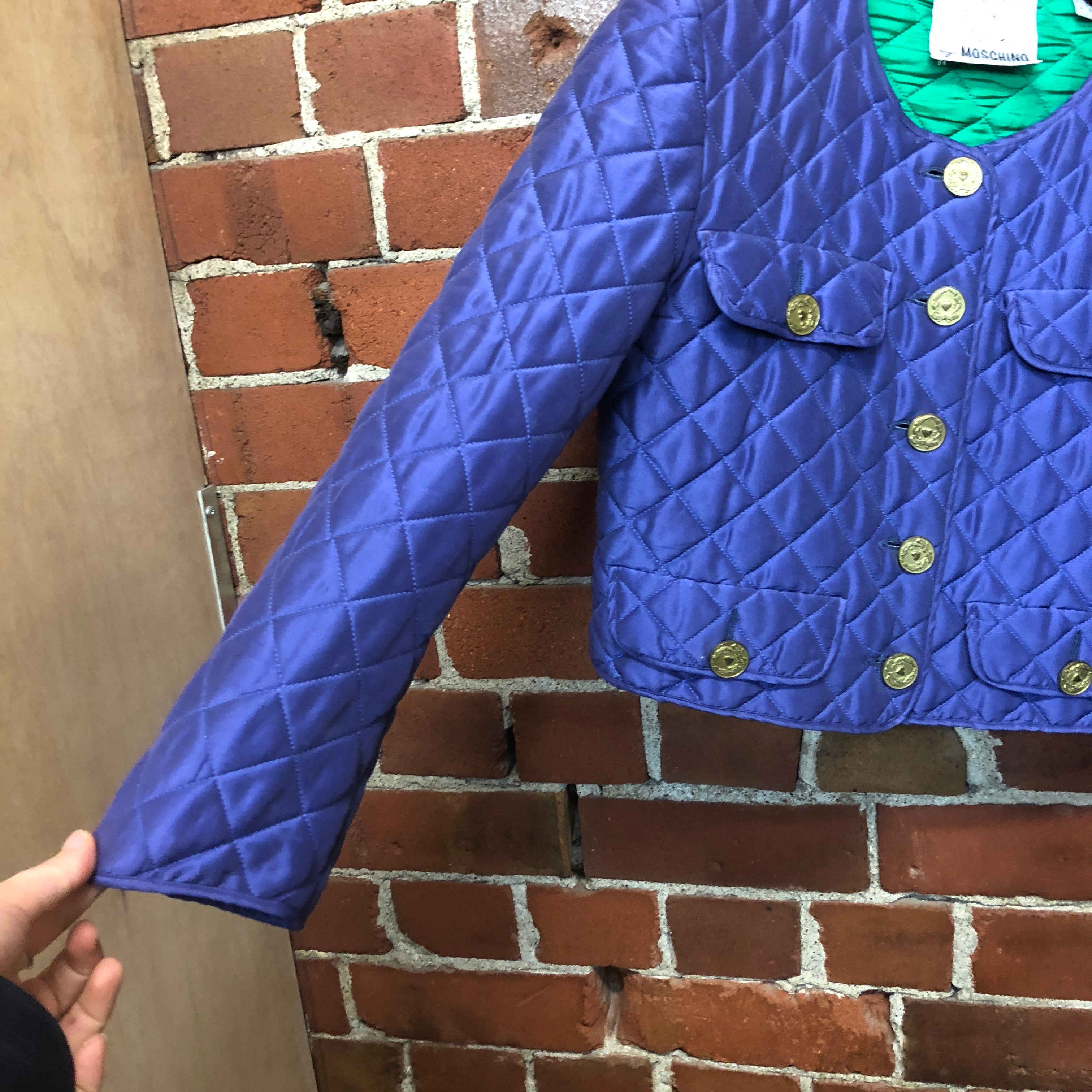 MOSCHINO 1980s quilted jacket