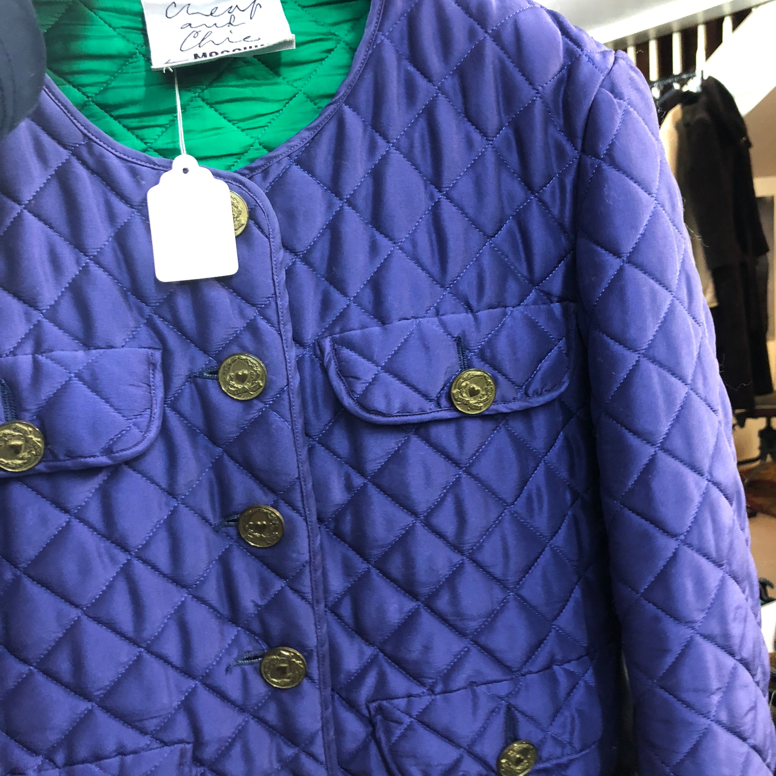 MOSCHINO 1980s quilted jacket