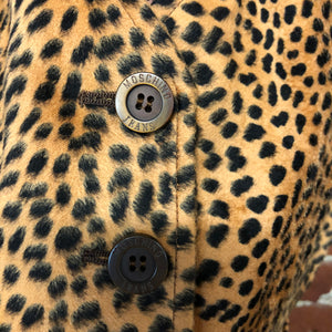 MOSCHINO 1990s leopard waistcoat