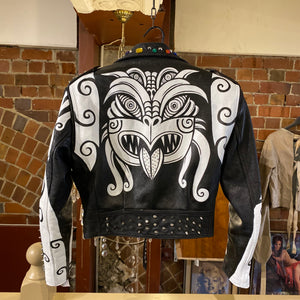 XOE HALL custom leather jacket