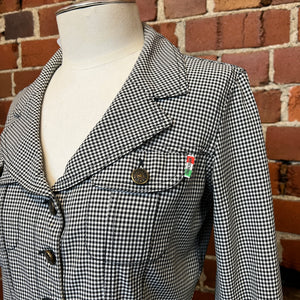 MOSCHINO early 1990's gingham set!! RARE!