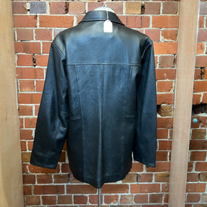 1990'S BOXY leather jacket