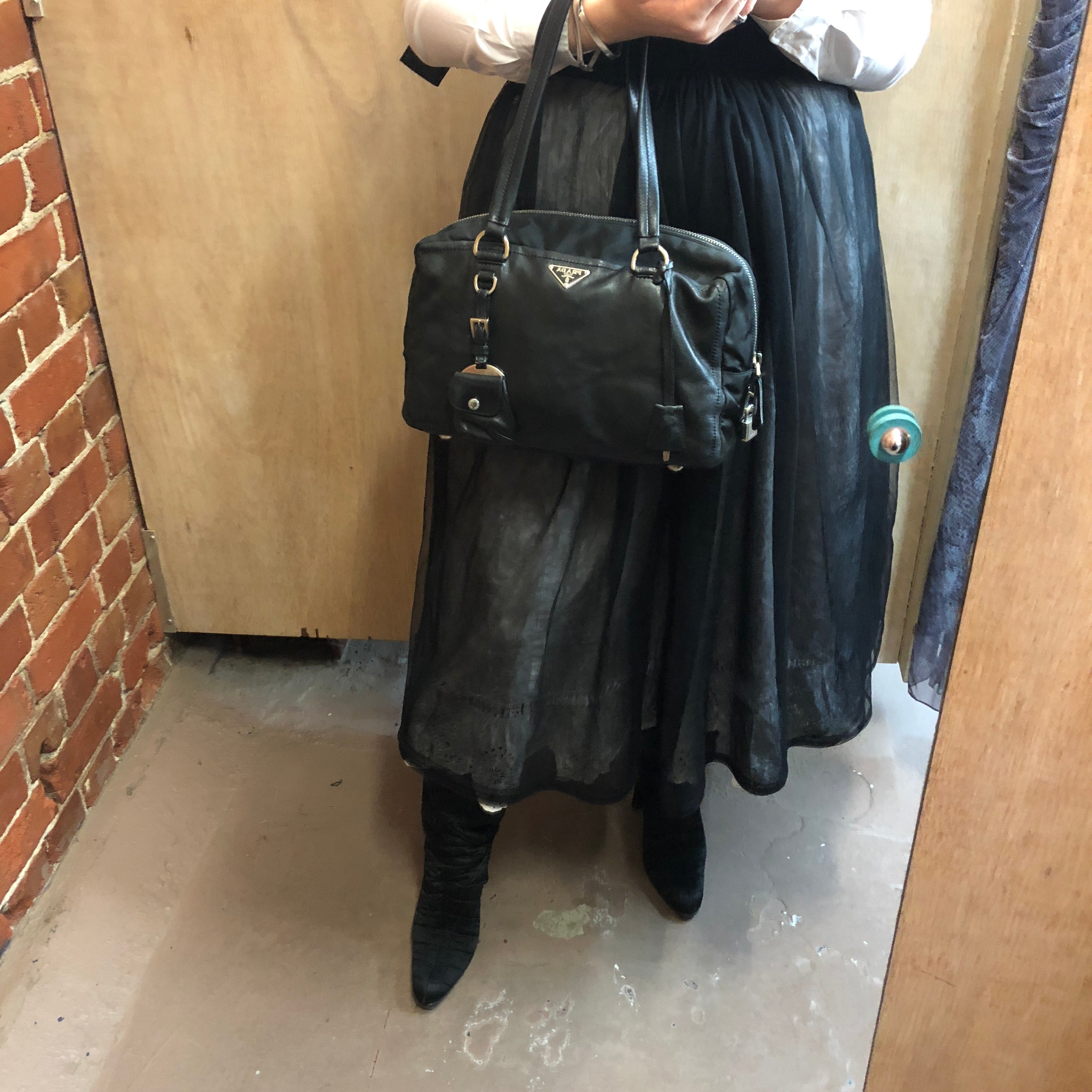 PRADA leather handbag