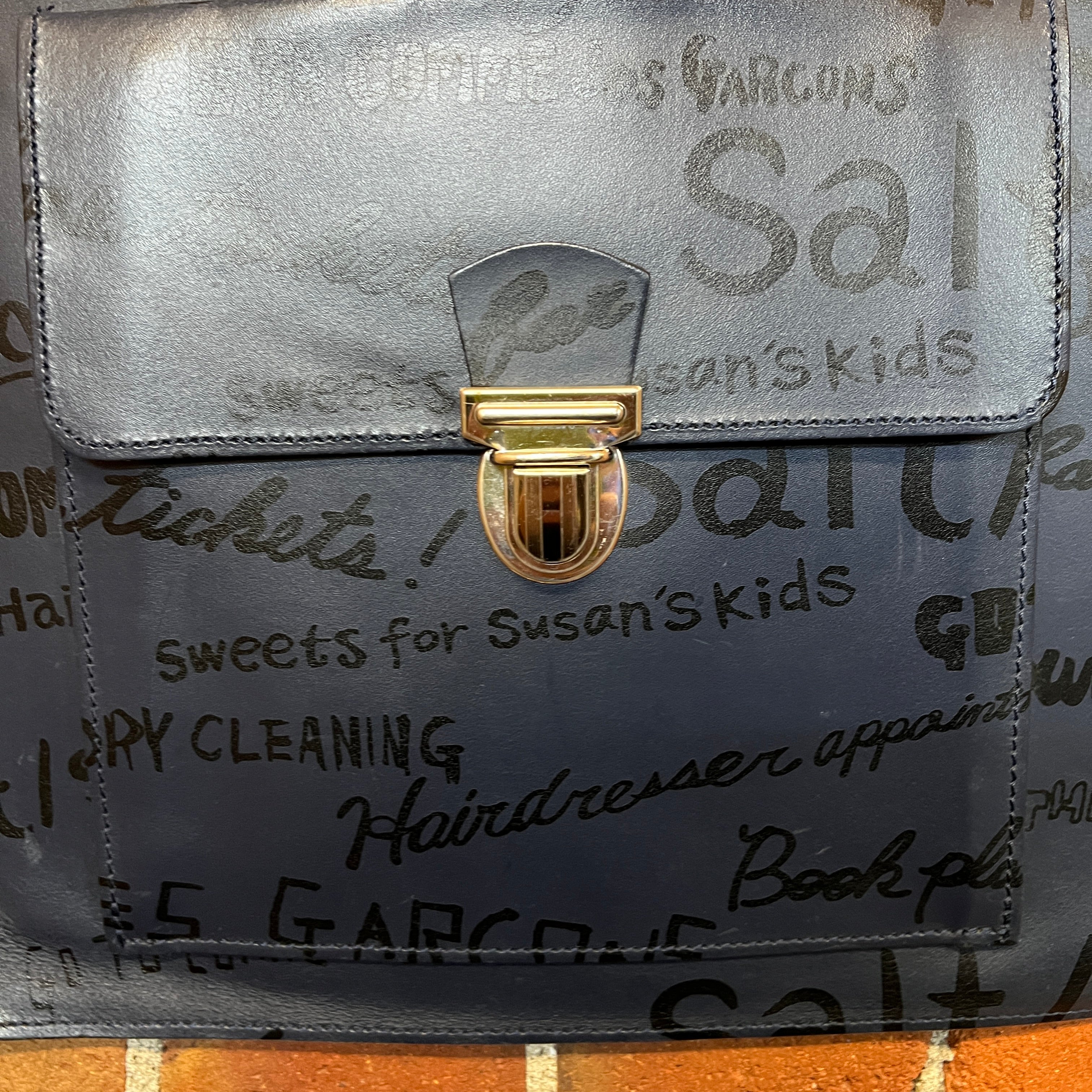 COMME DES GARONS leather handbag