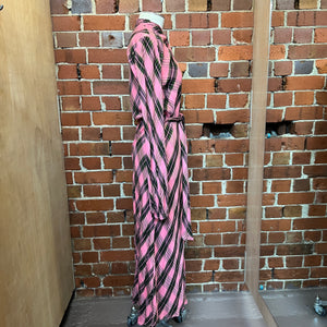 KATE SYLVESTER plaid pink dress