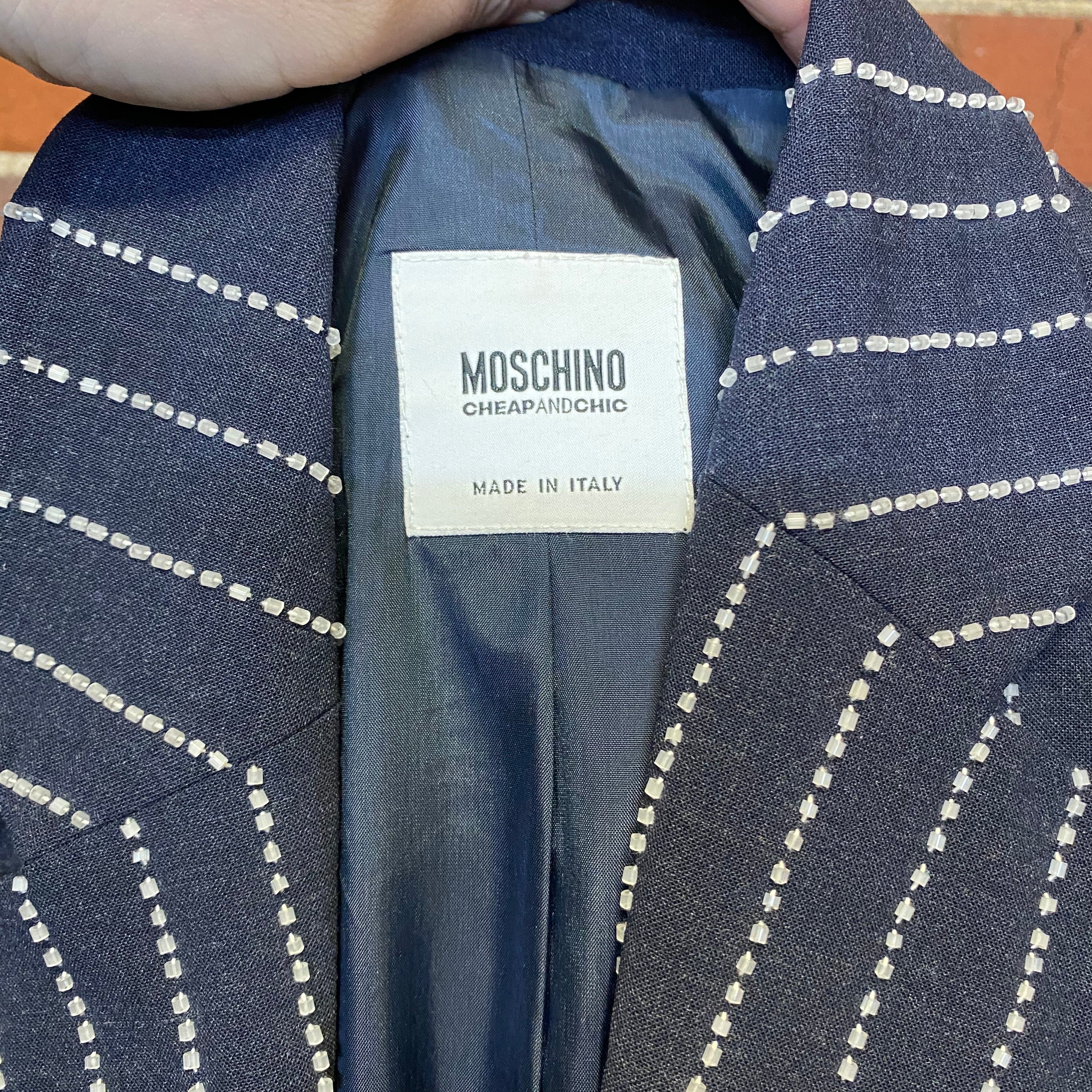 MOSCHINO beaded jacket