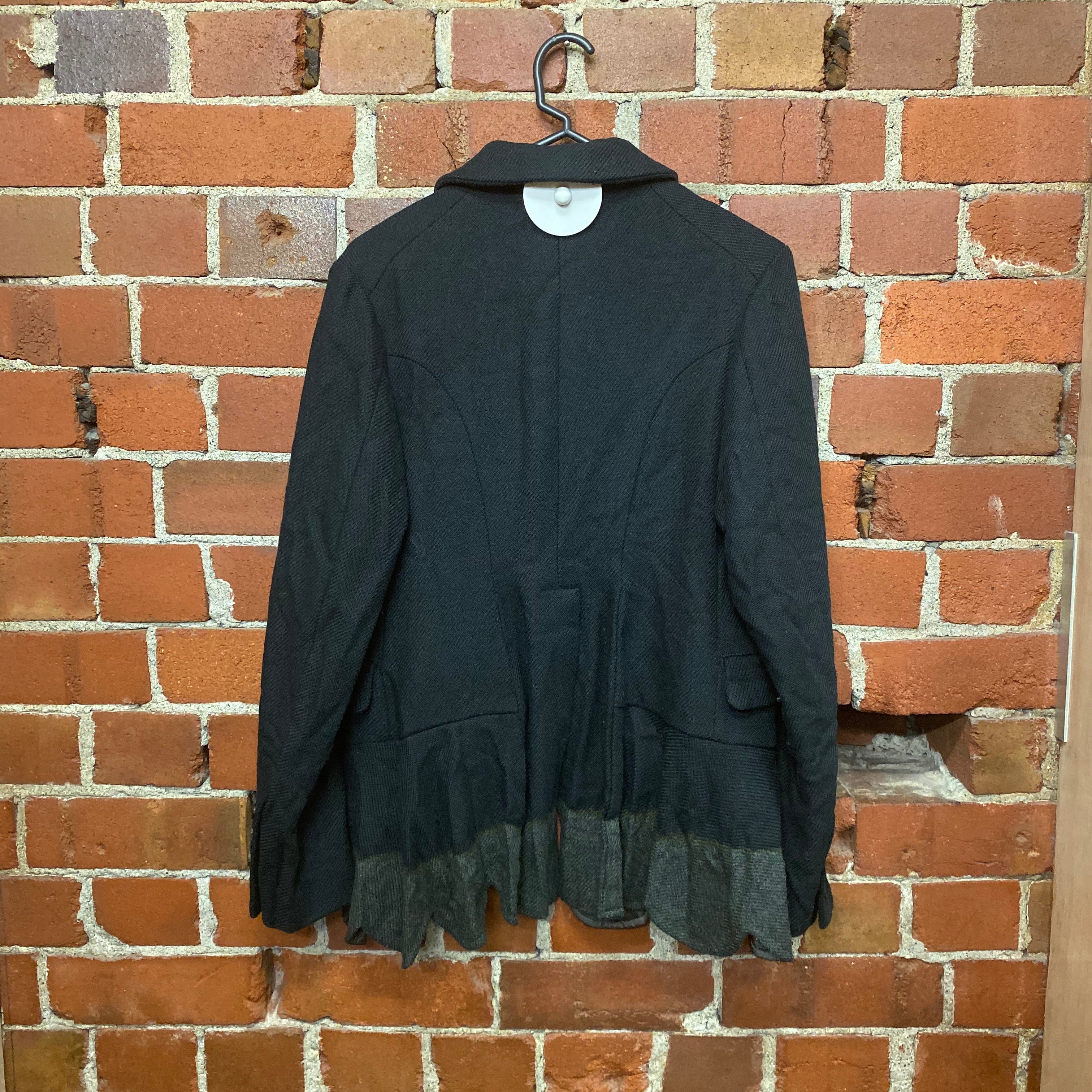COMME DES GARCONS distressed wool jacket
