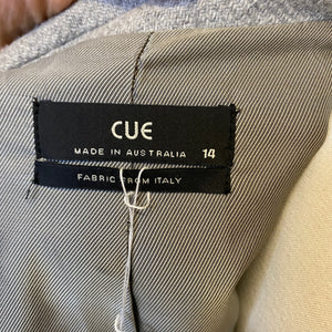 CUE cropped wool jacket