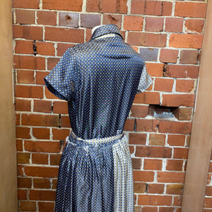 NOM-D mixed fabric dress