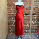 English Designer satin slip gown