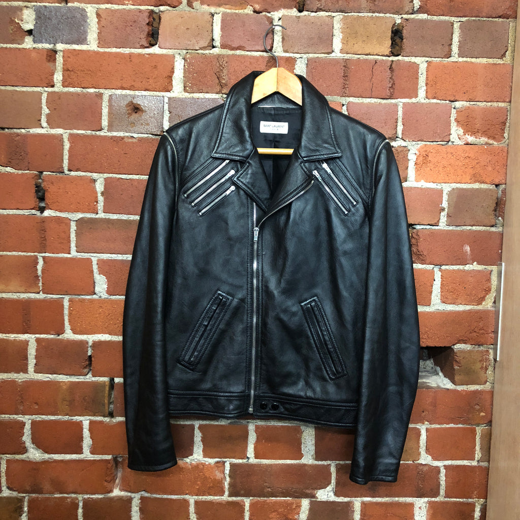 SAINT LAURENT leather jacket