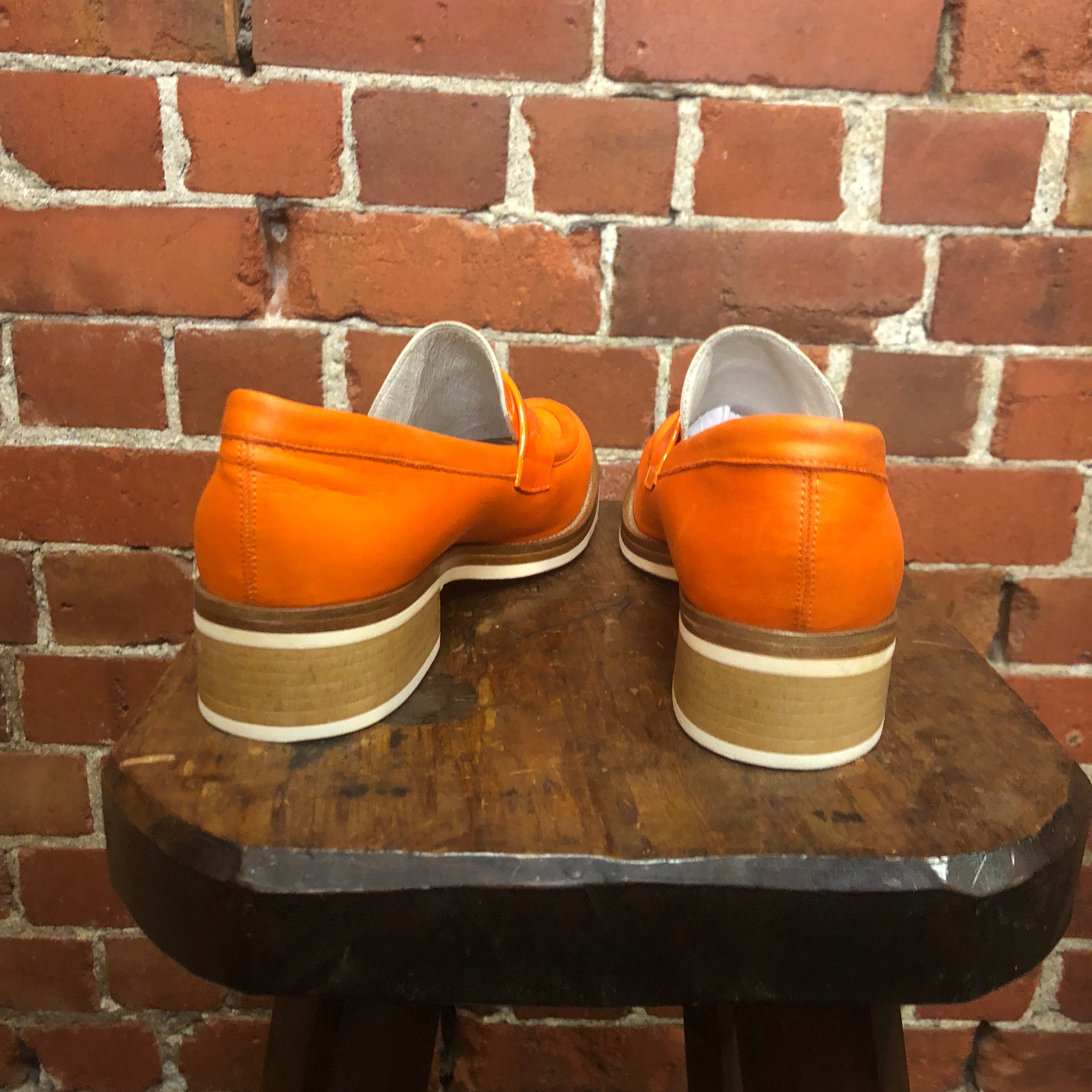 KAREN WALKER X BEAU COOP leather loafers 41