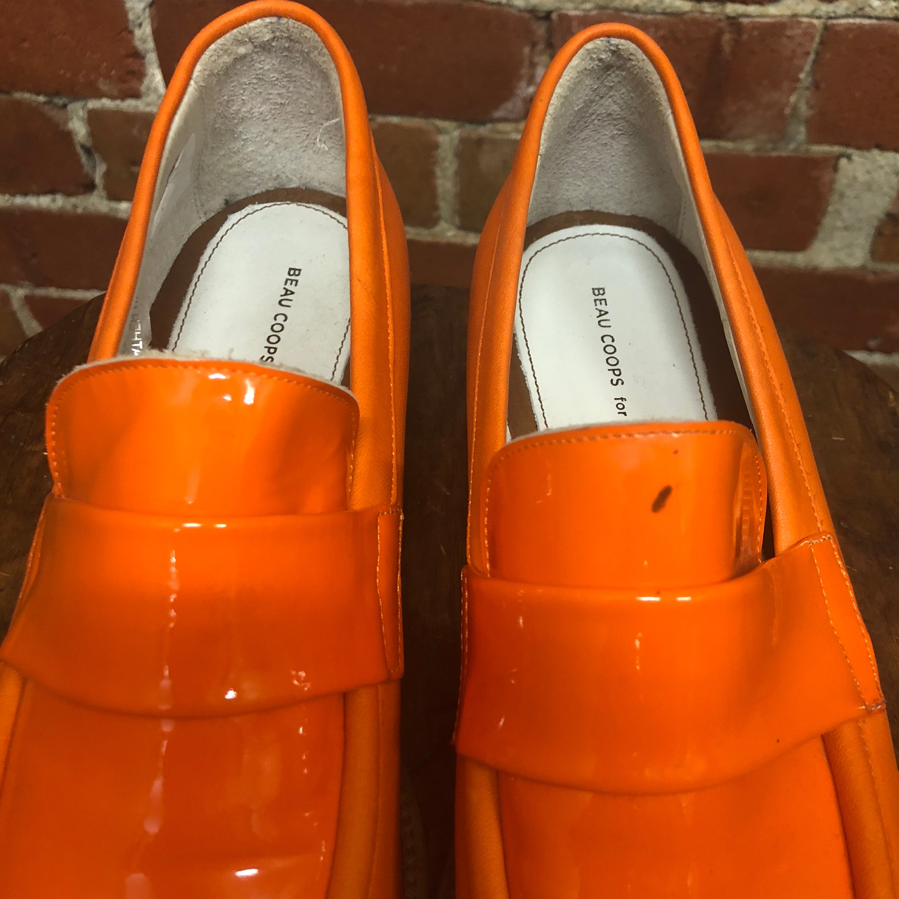 KAREN WALKER X BEAU COOP leather loafers 41