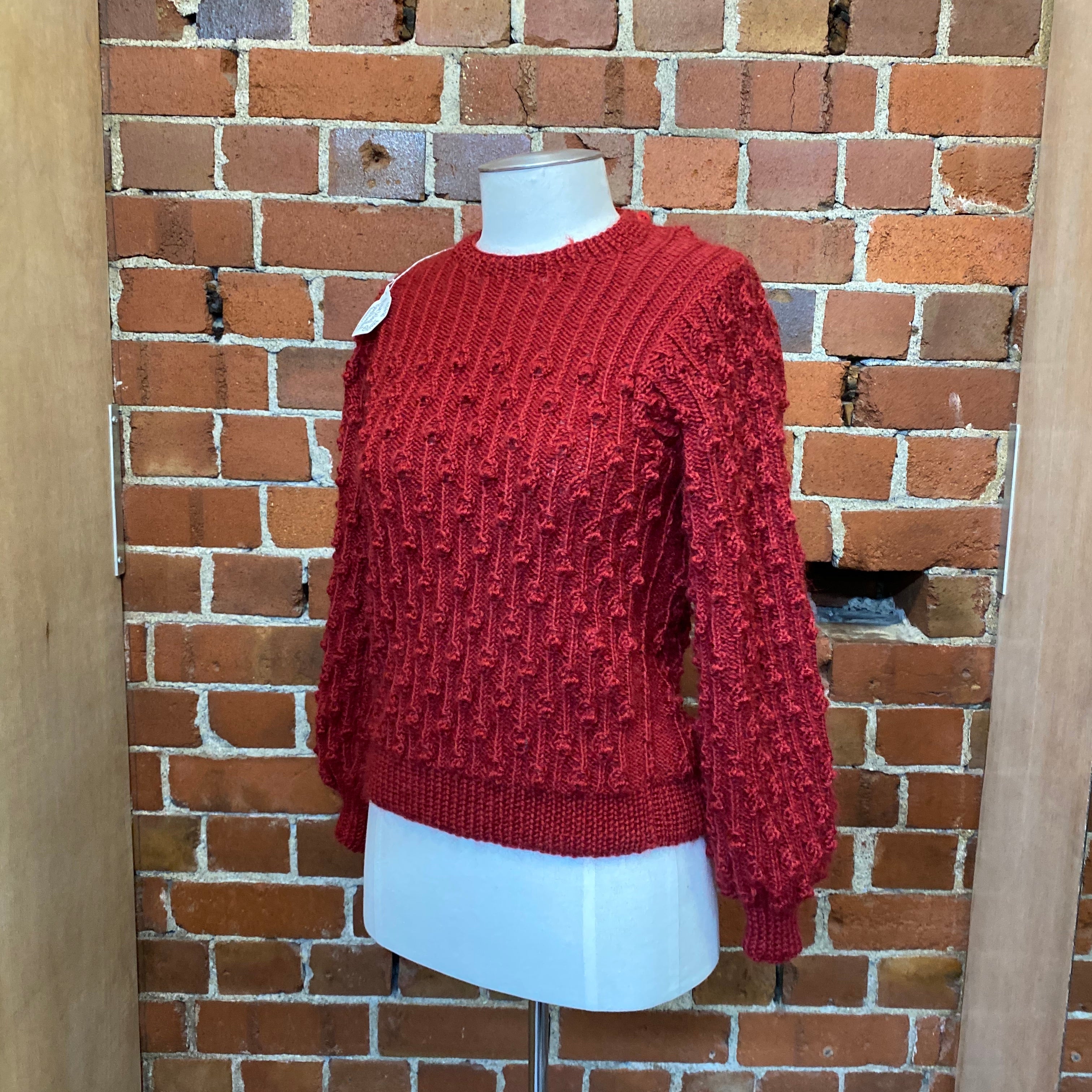 NEW NZ made handknit wool jumper