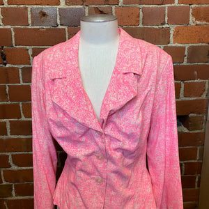 VIVIENNE WESTWOOD fluro pink jacket