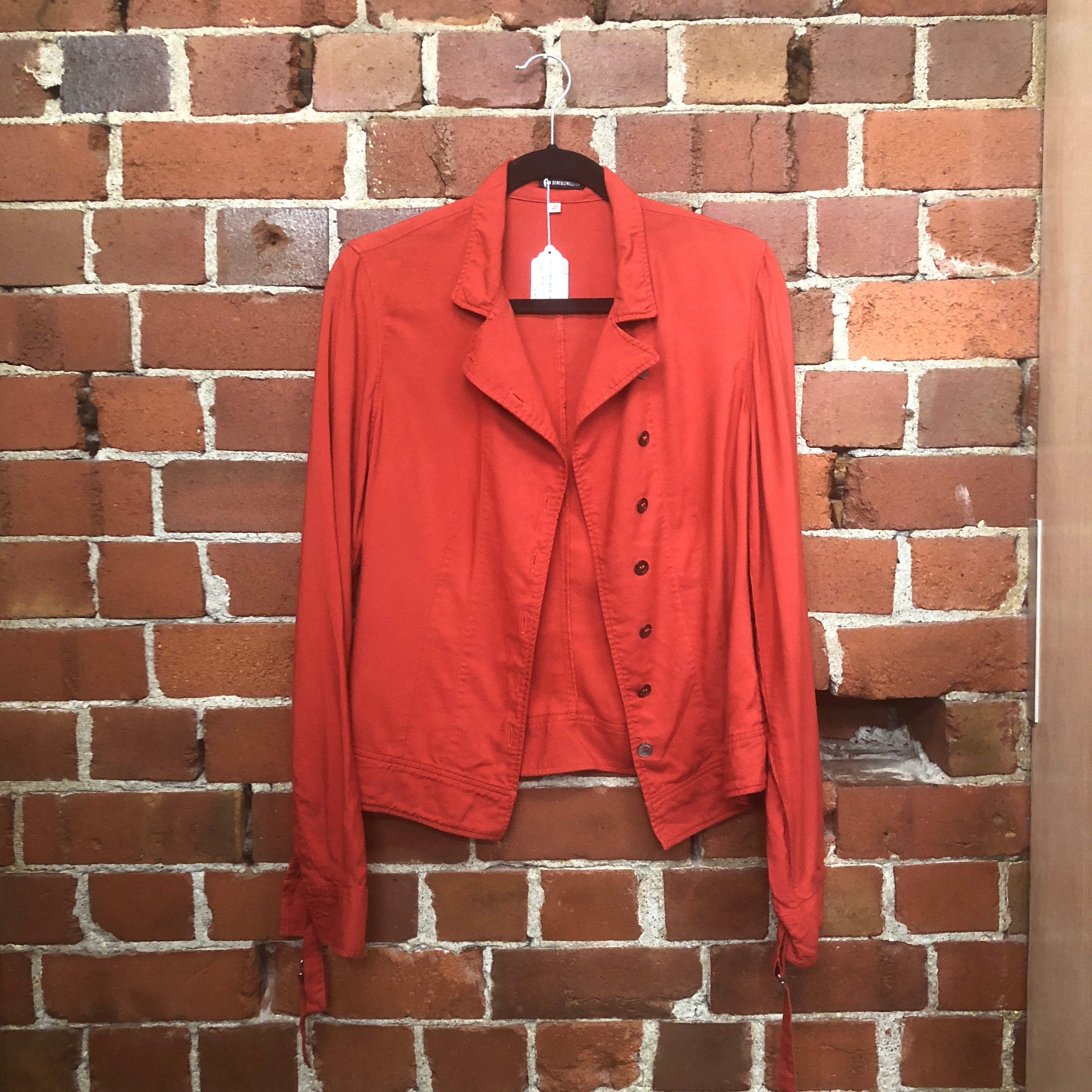 ANN DEMULEMEESTER cotton shirt jacket