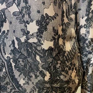 JEAN PAUL GAULTIER lace print satin shirt