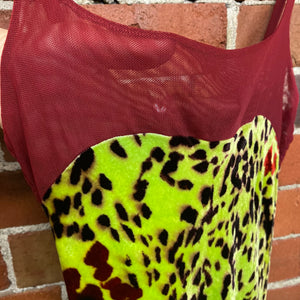 WALLACE ROSE silk velvet leopard gown