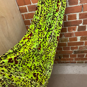 WALLACE ROSE silk velvet leopard gown