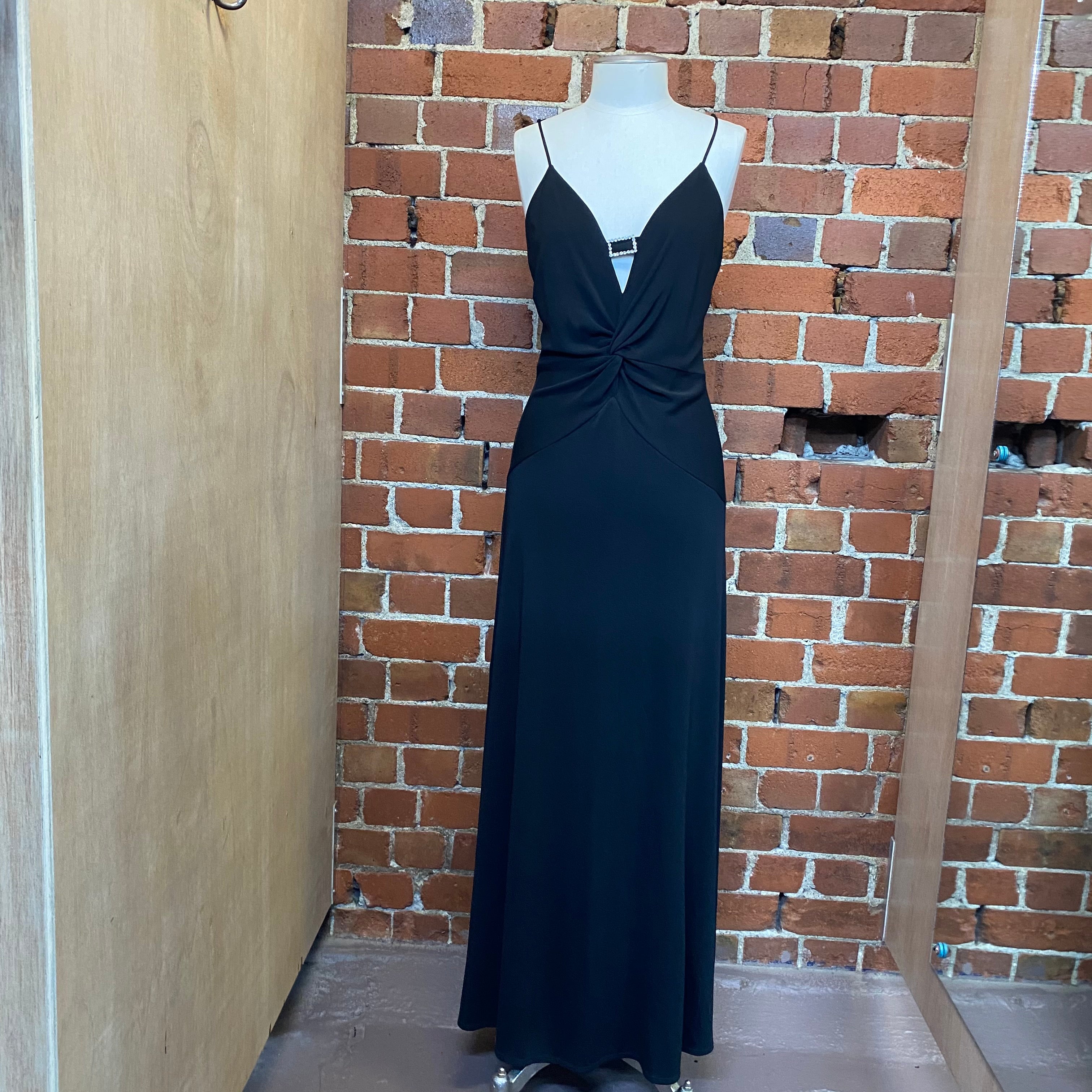 ABS by Allen Shawartz black gown – Wellington Hunters and Collectors