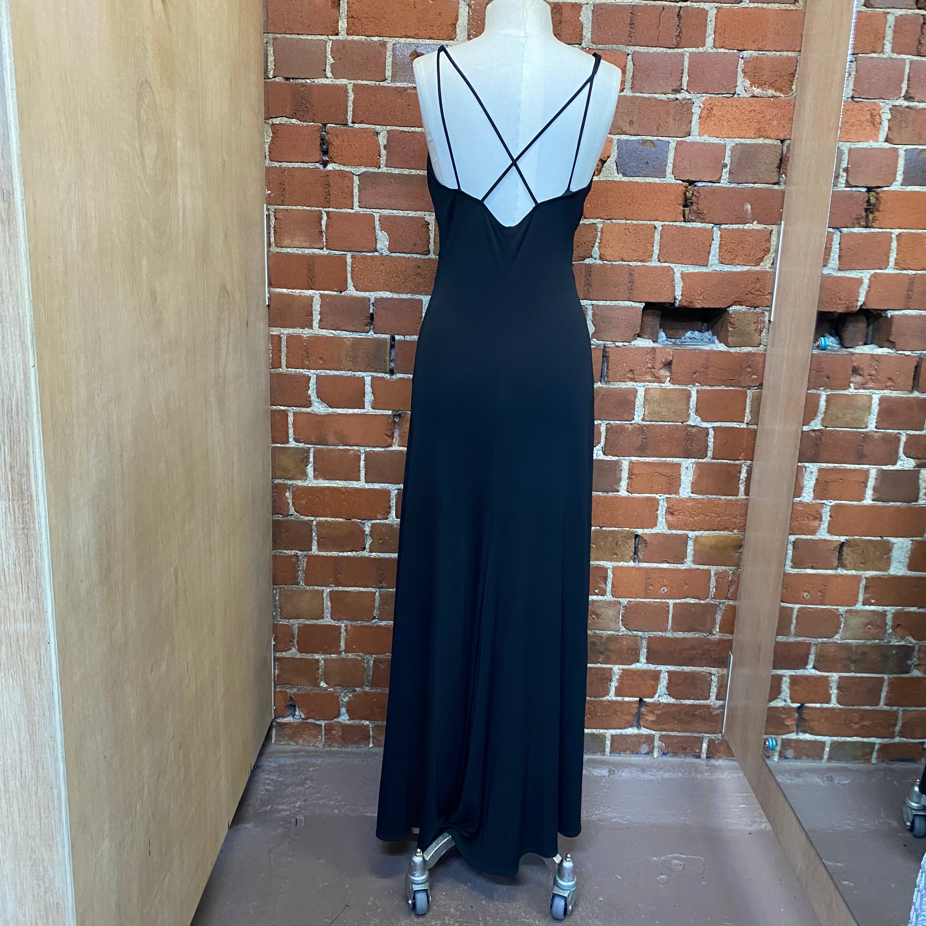ABS by Allen Shawartz black gown – Wellington Hunters and Collectors