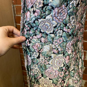 DOLCE AND GABBANA textured floral dress