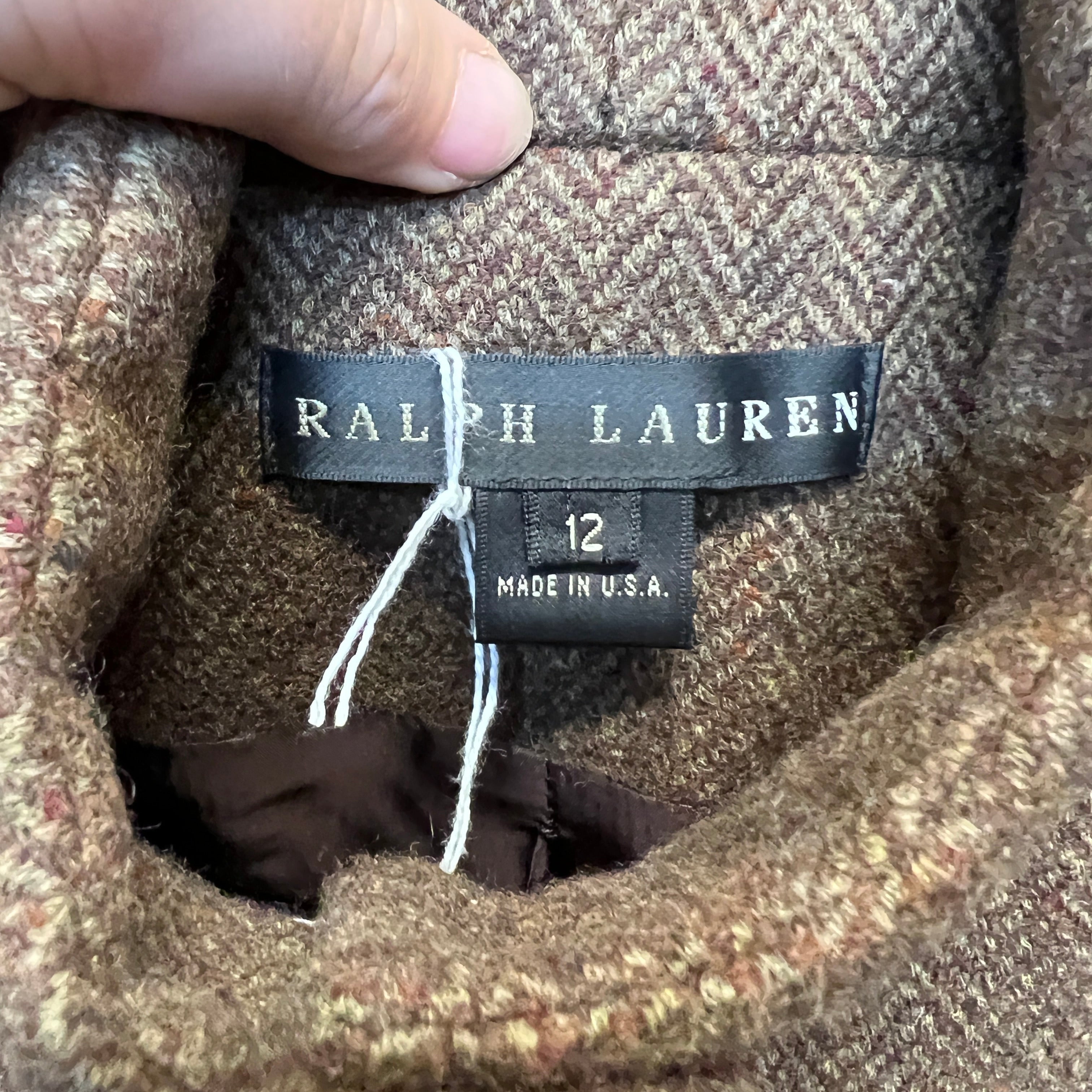 RALPH LAUREN wool riding jacket
