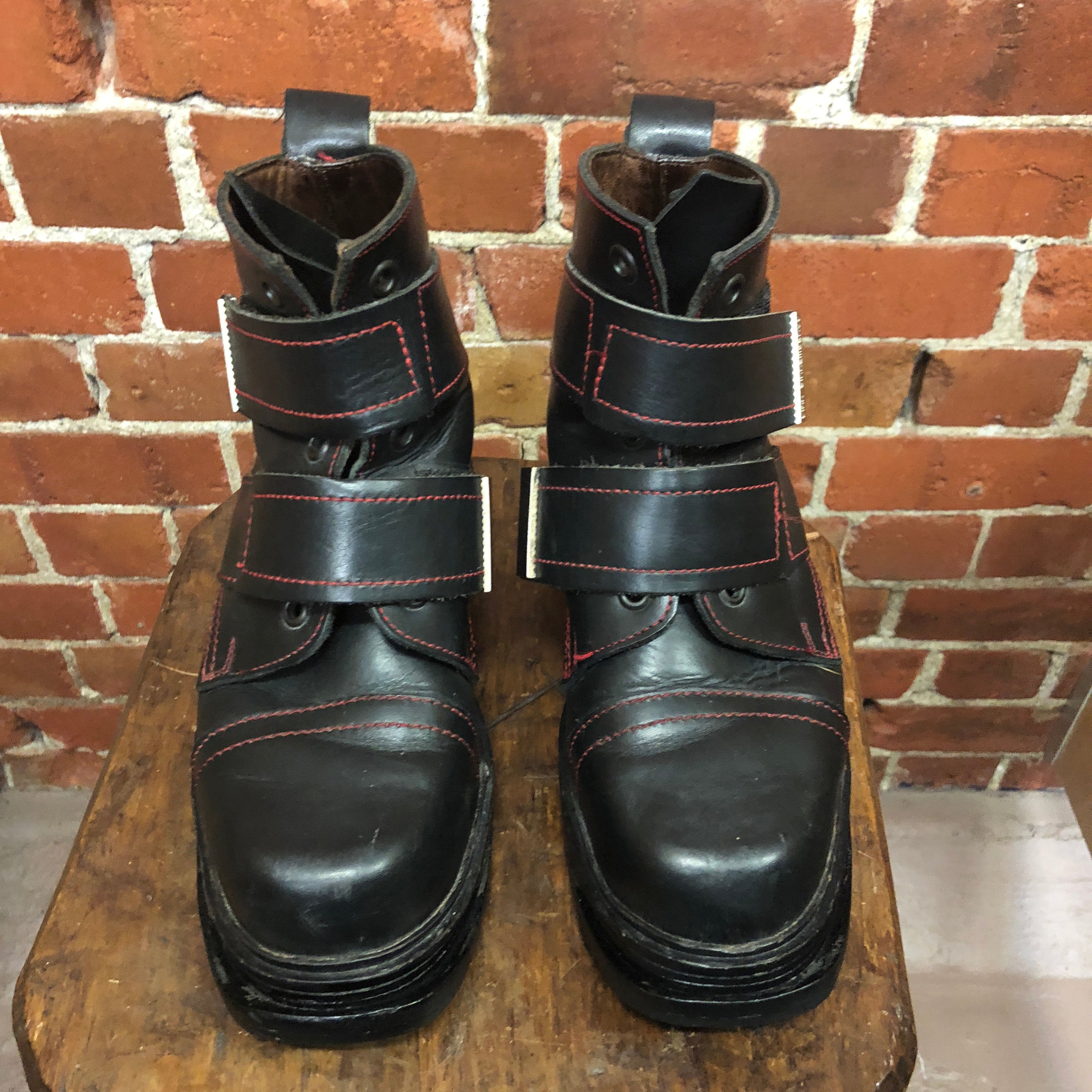 DIRK BIKKENBERG 1990S leather boots 37