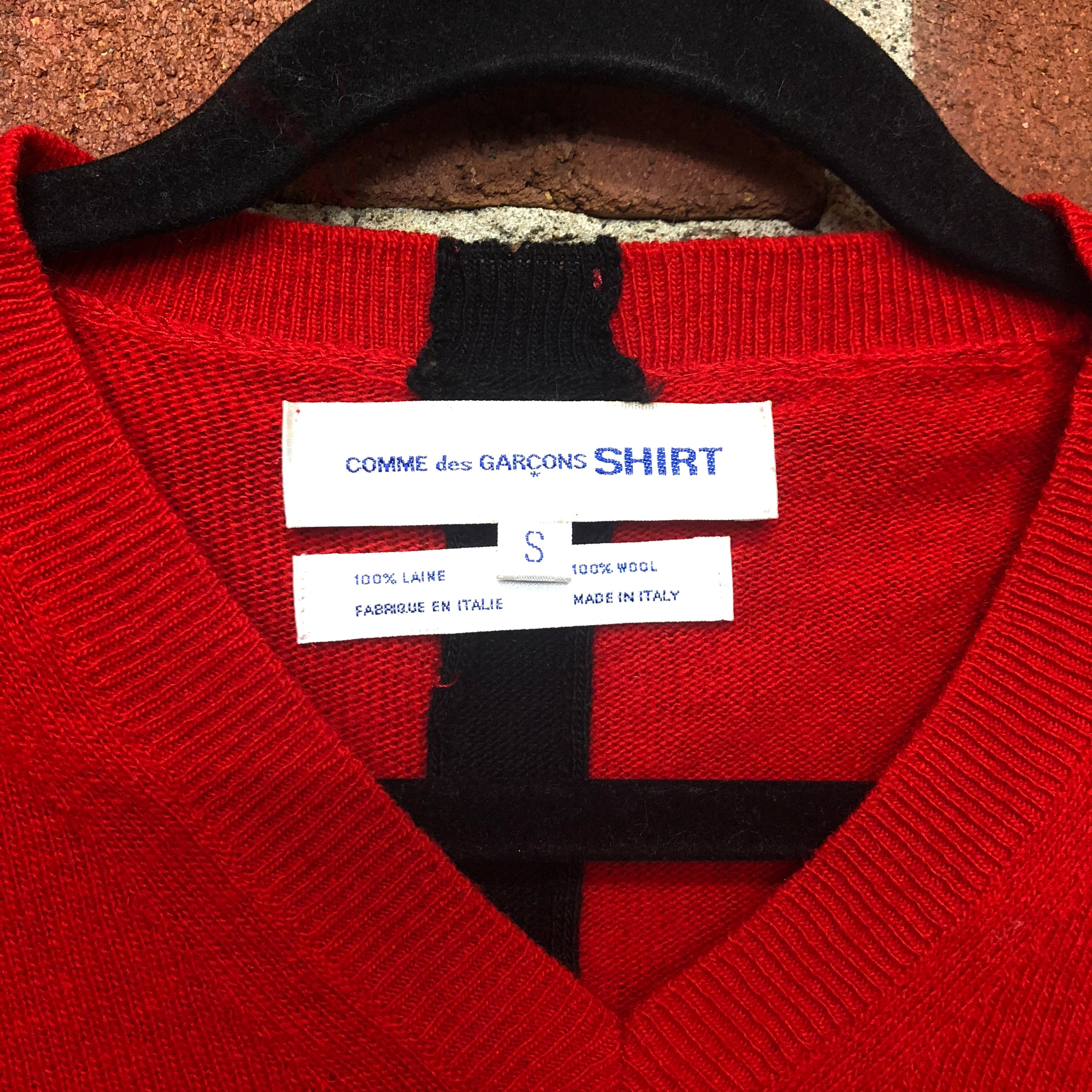 COMME DES GARCONS lambswool jumper