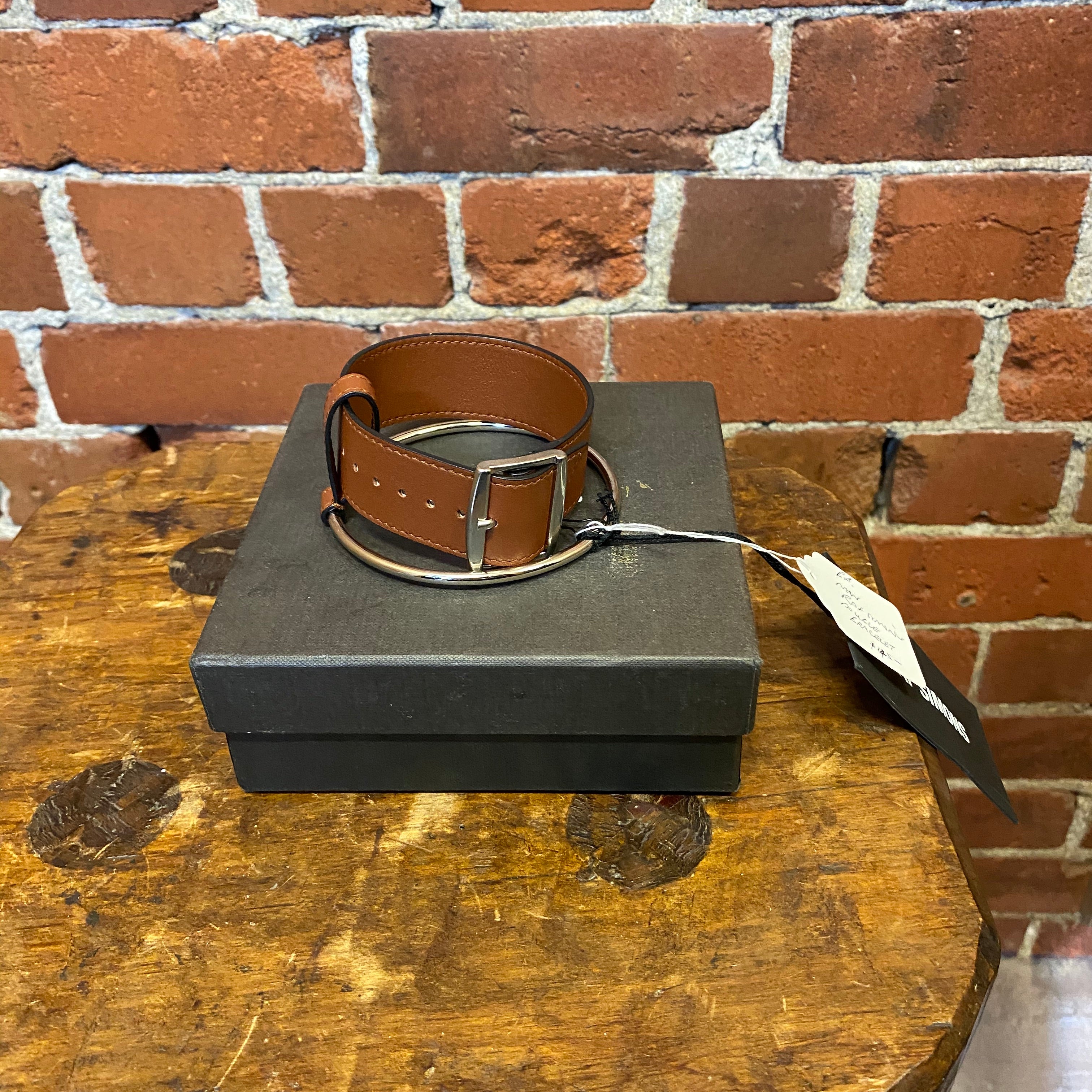 RAF SIMMONS leather bracelet