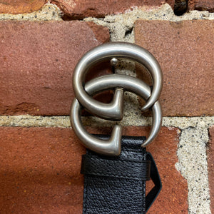 GUCCI GG classic logo leather belt