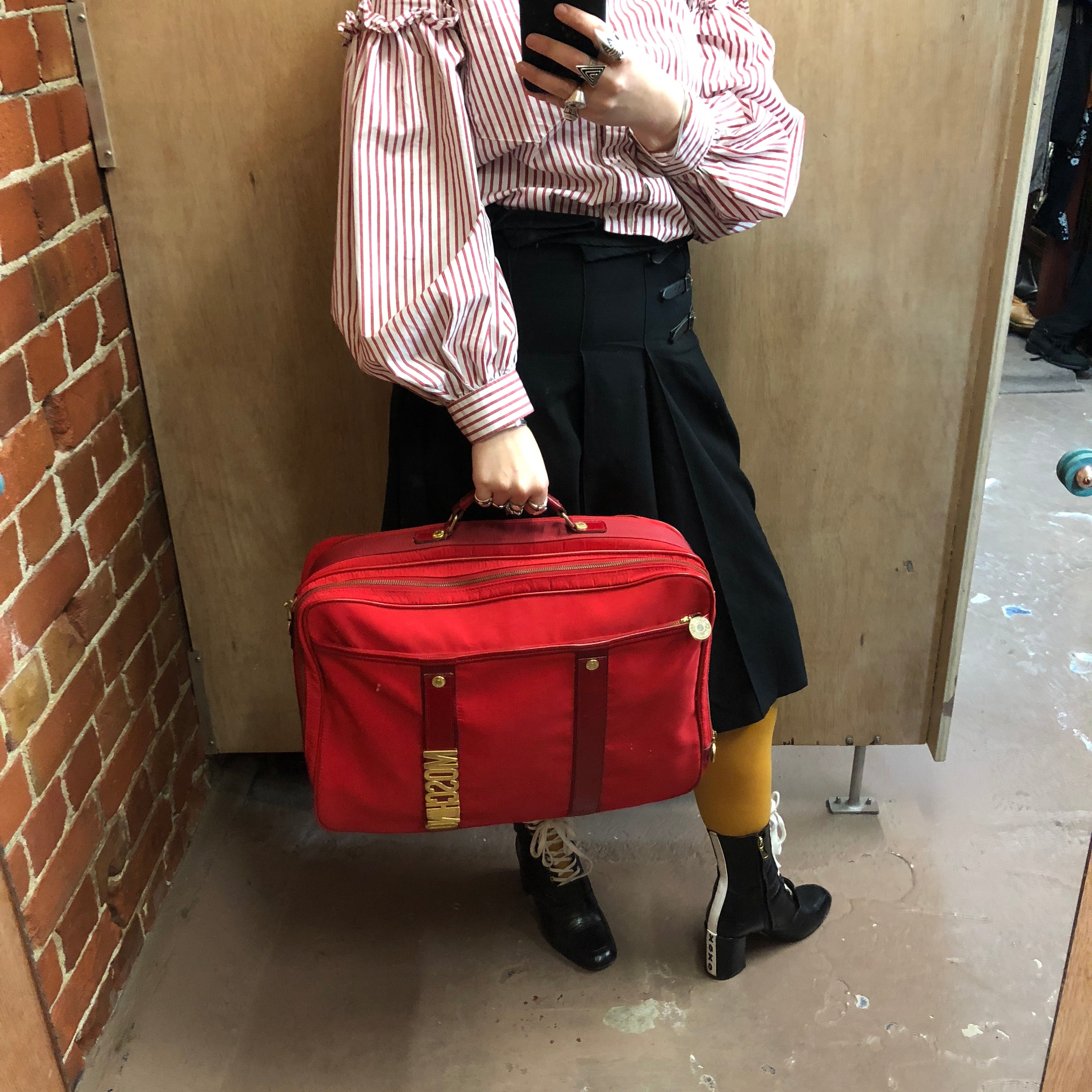 MOSCHINO 1980s suitcase