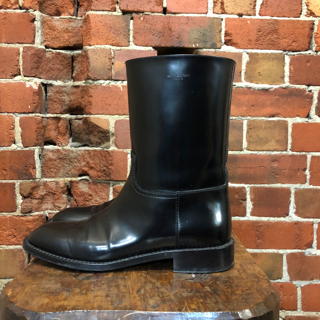 SAINT LAURENT riding boots 37