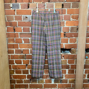 MOSCHINO tweed woven wool trousers