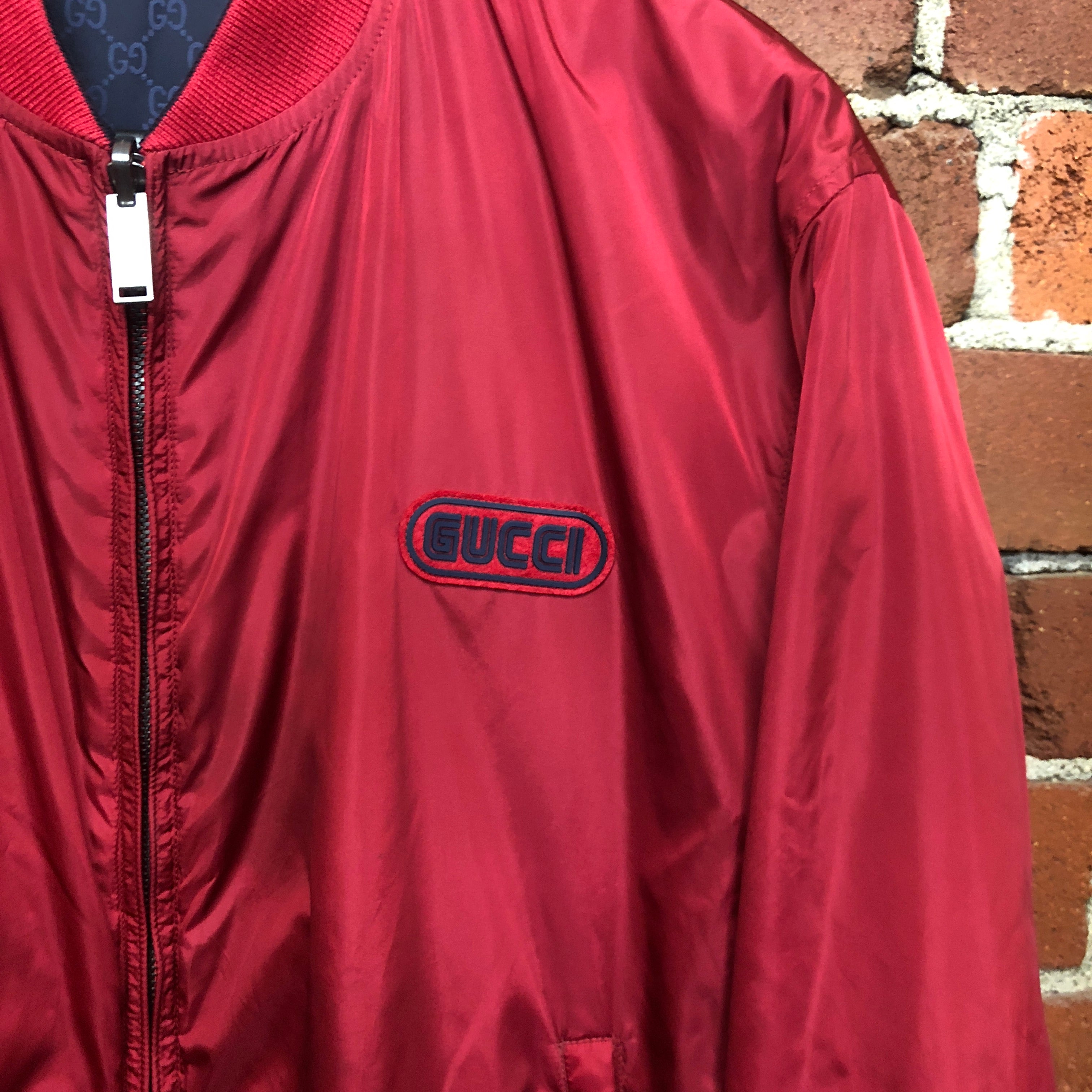 GUCCI Sega reversible monogram bomber jacket