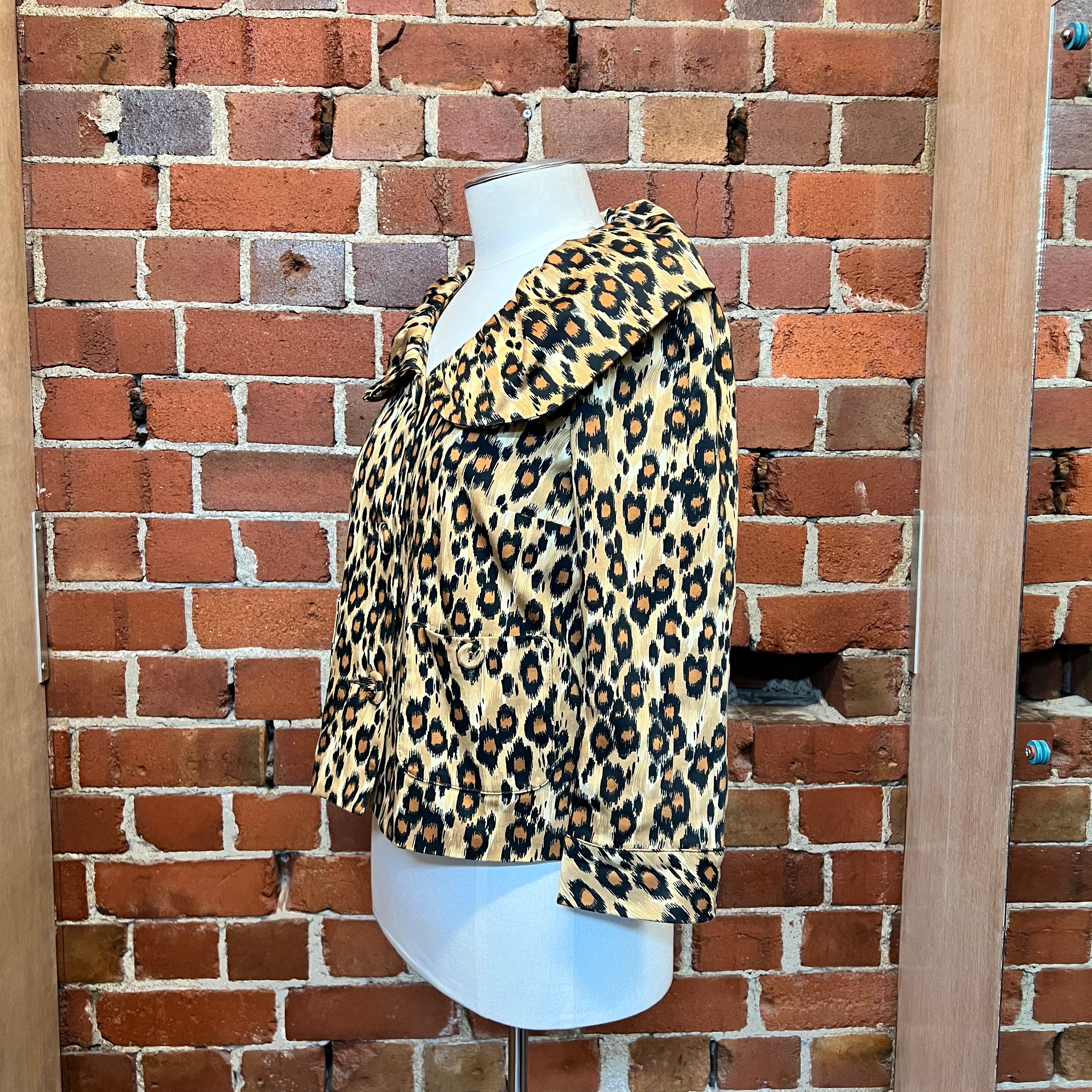 MOSCHINO 1960's style Leopard jacket