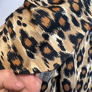 MOSCHINO 1960's style Leopard jacket