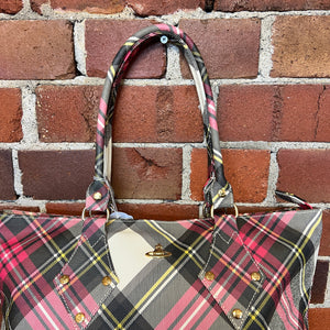 VIVIENNE WESTWOOD Stewart tartan handbag