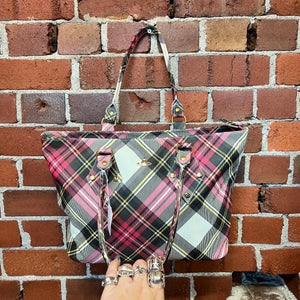 VIVIENNE WESTWOOD Stewart tartan handbag