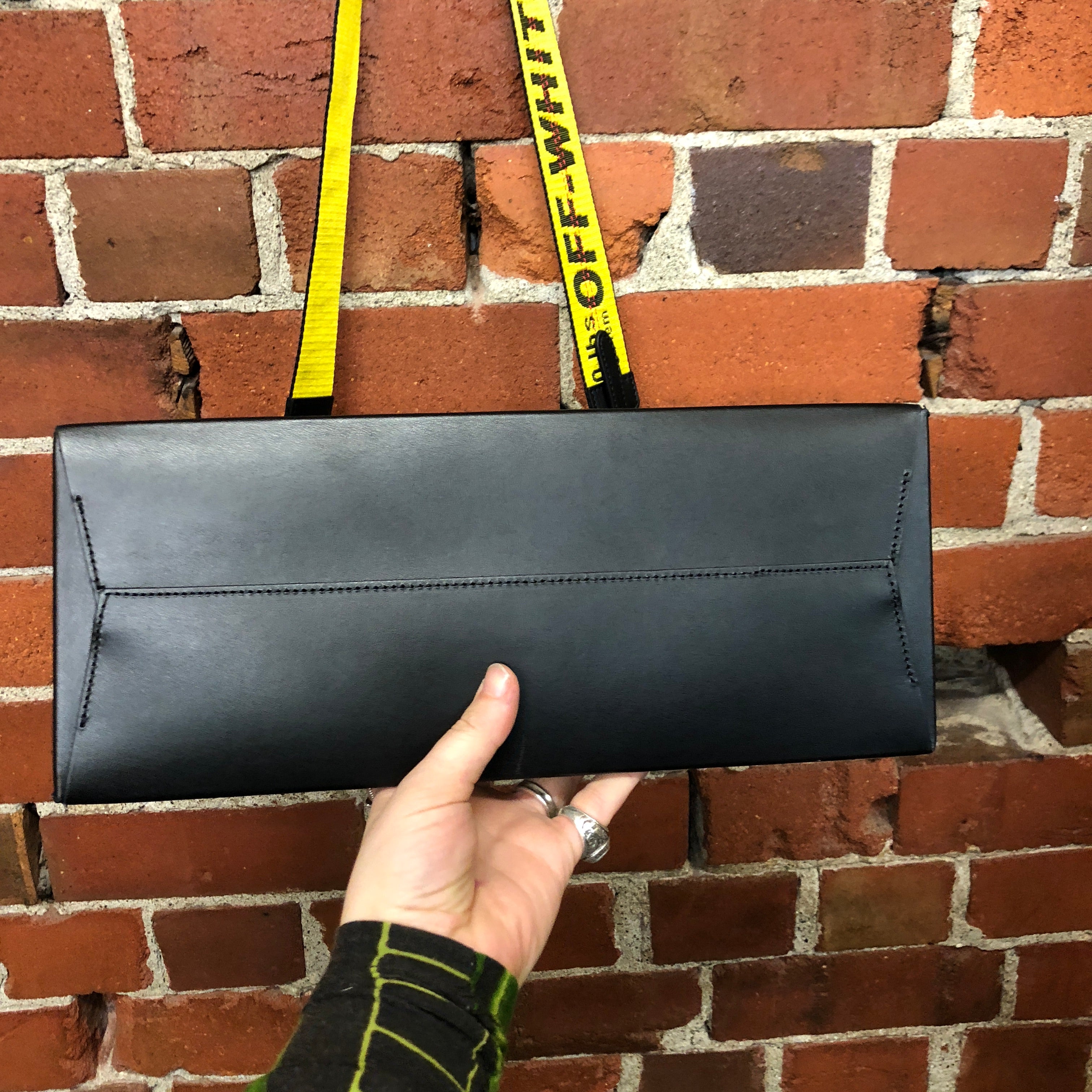 OFF WHITE leather handbag