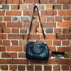 ALEXANDER WANG navy leather handbag